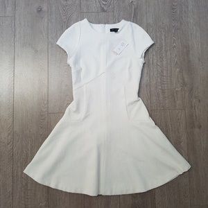 Banana Republic Textured White Dress 2P